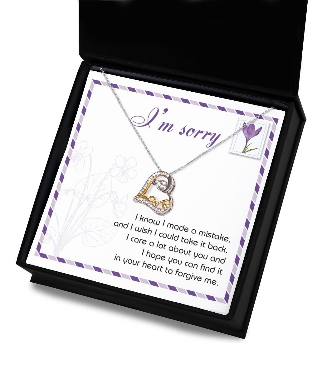 I'm Sorry | Take It Back | Love Dancing Necklace