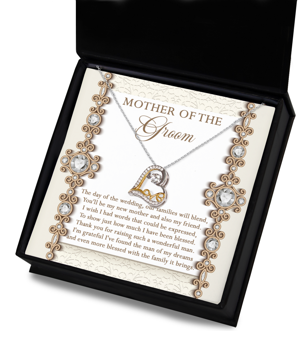 Mom Of Groom | New Mother | Love Dancing Necklace