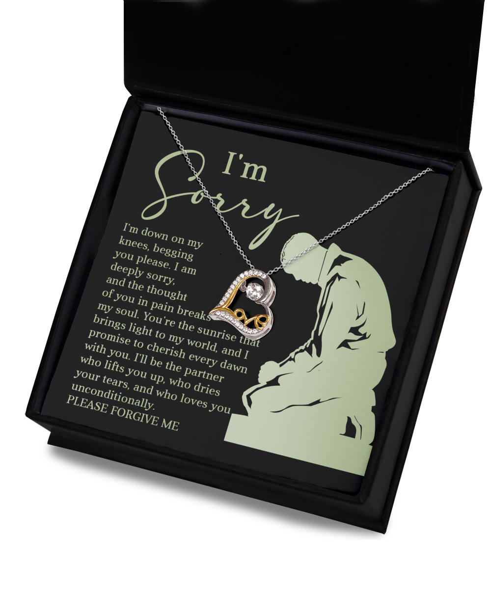 I'm Sorry | On My Knees | Love Dancing Necklace