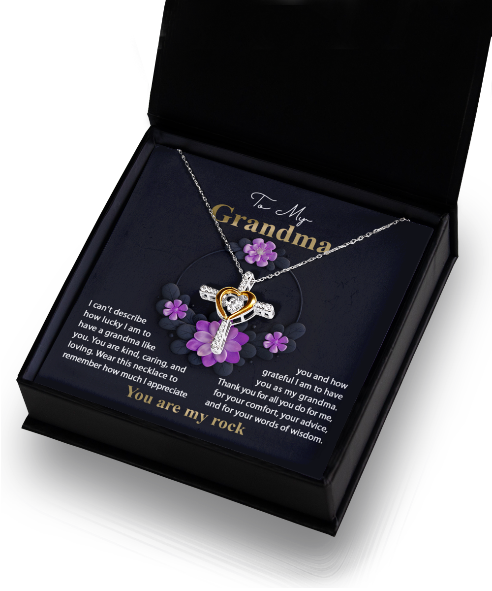 My Grandma | Words Of Wisdom | Cross Dancing Necklace