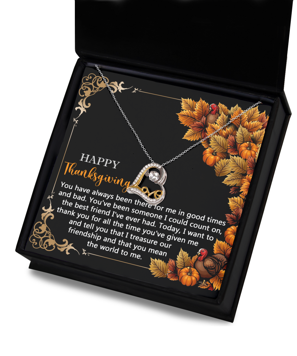 Happy Thanksgiving | I Could Count On | Love Dancing Necklace