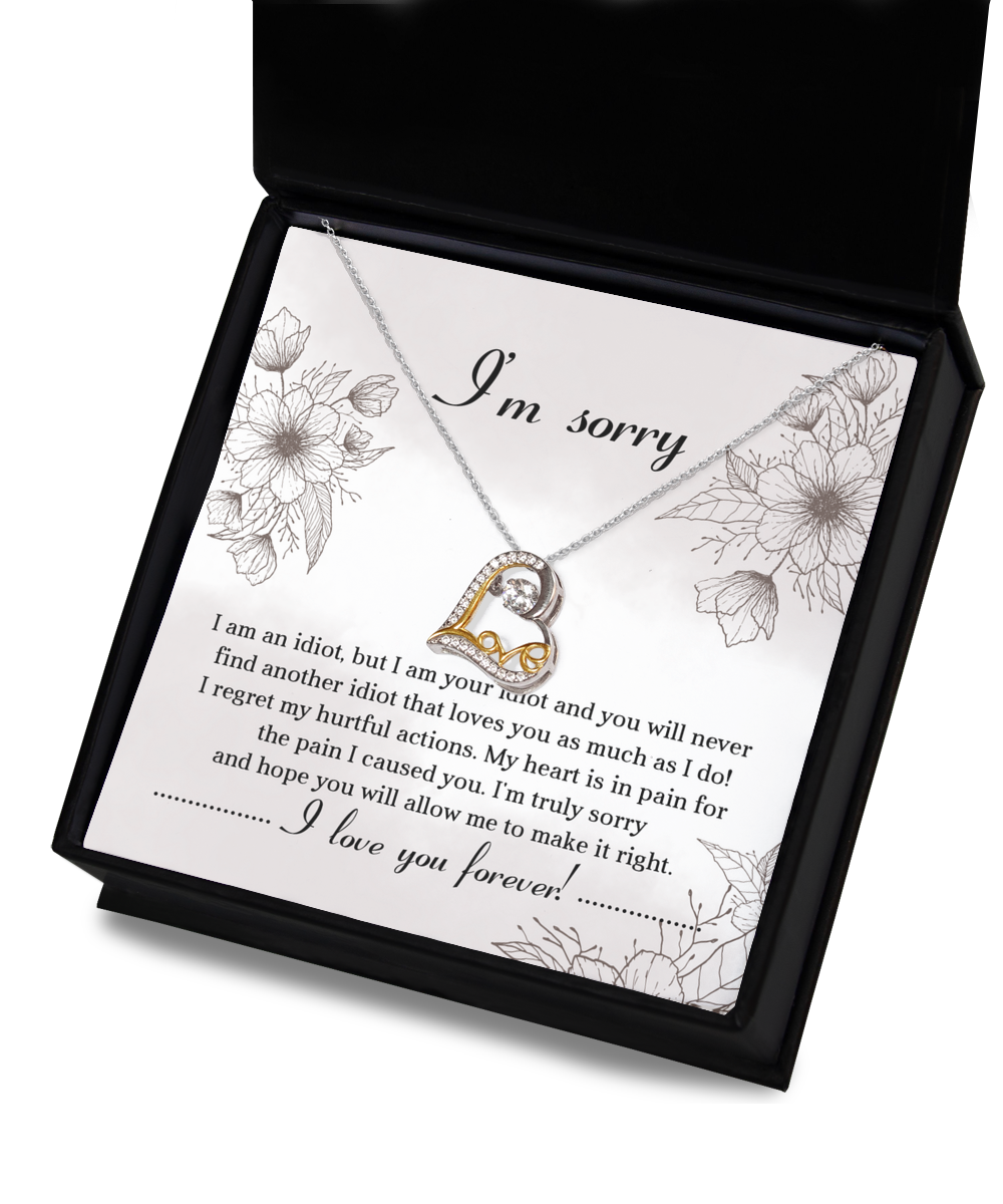 I'm Sorry | For The Pain | Love Dancing Necklace