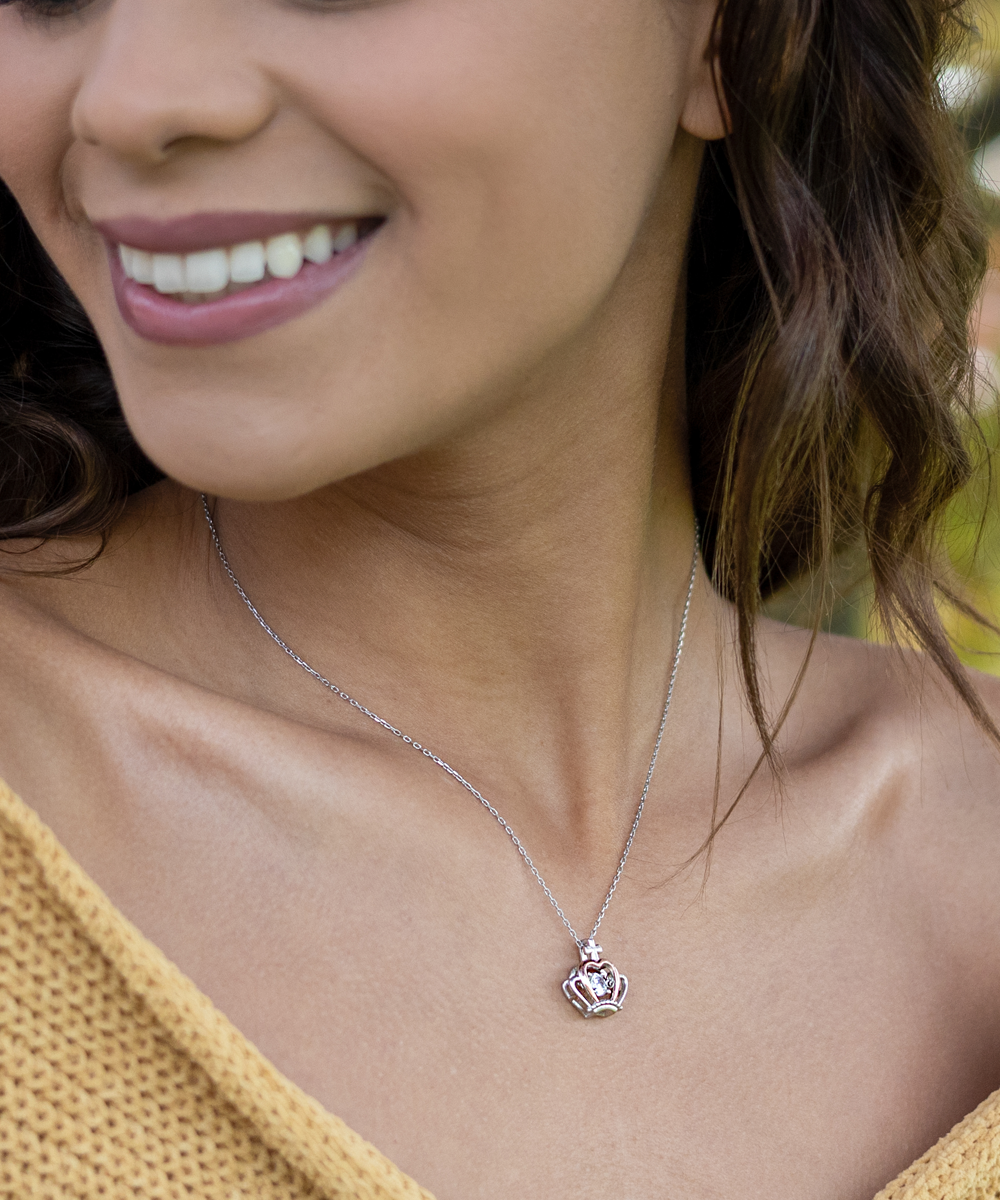 Happy Graduation | In Any Direction | Crown Pendant Necklace