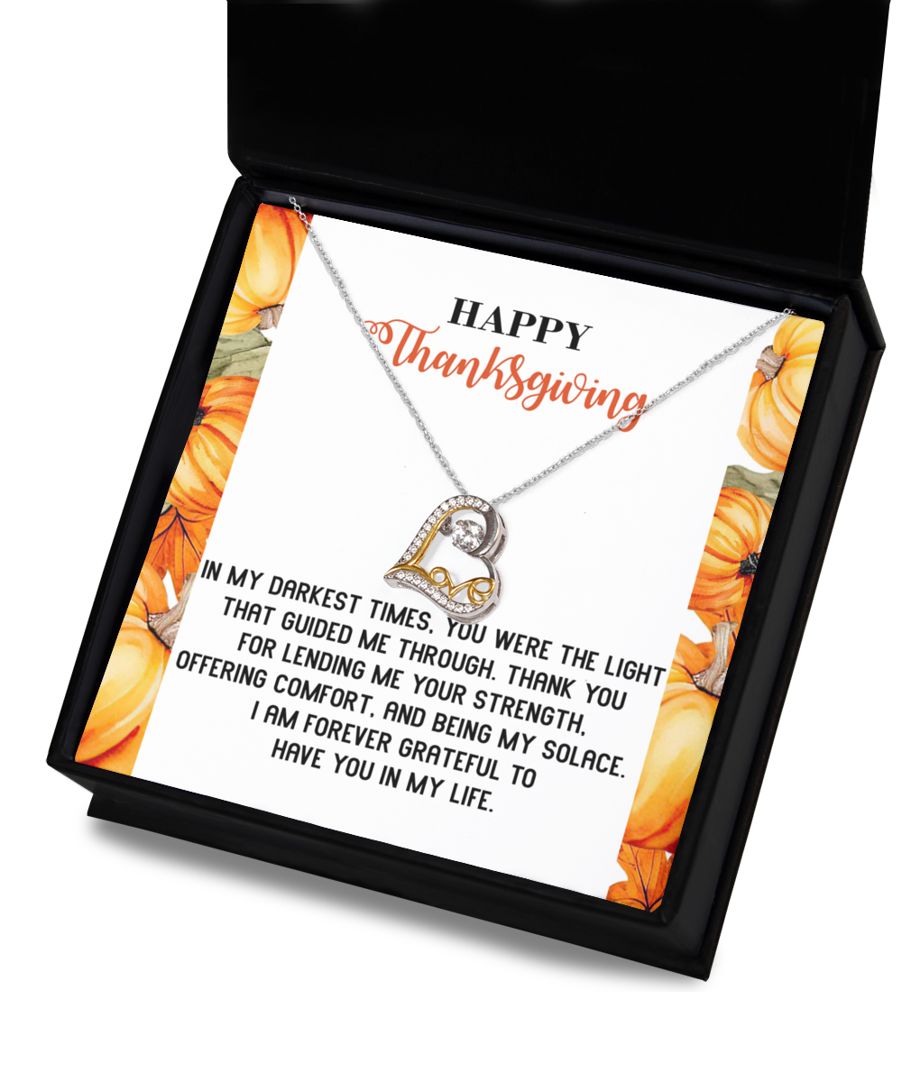 Happy Thanksgiving | The Light That Guided Me Through | Love Dancing Necklace