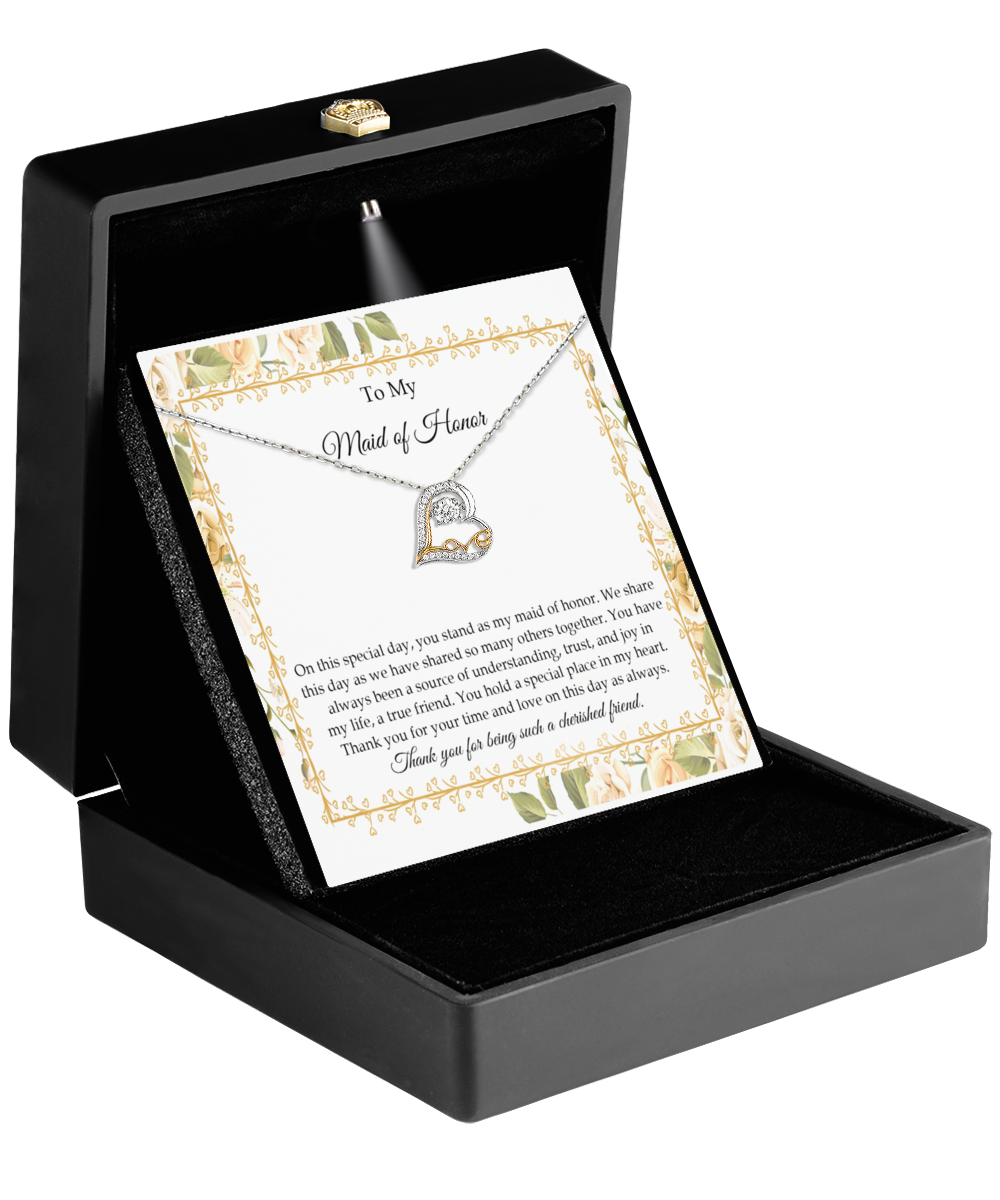 Maid of Honor | Share This Day | Love Dancing Necklace