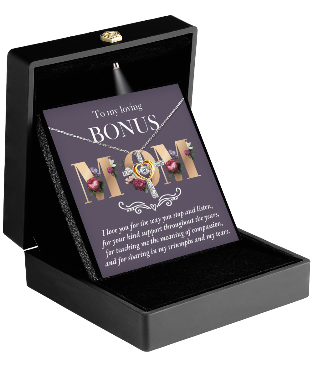 Bonus Mom | Throughout The Years | Cross Dancing Necklace