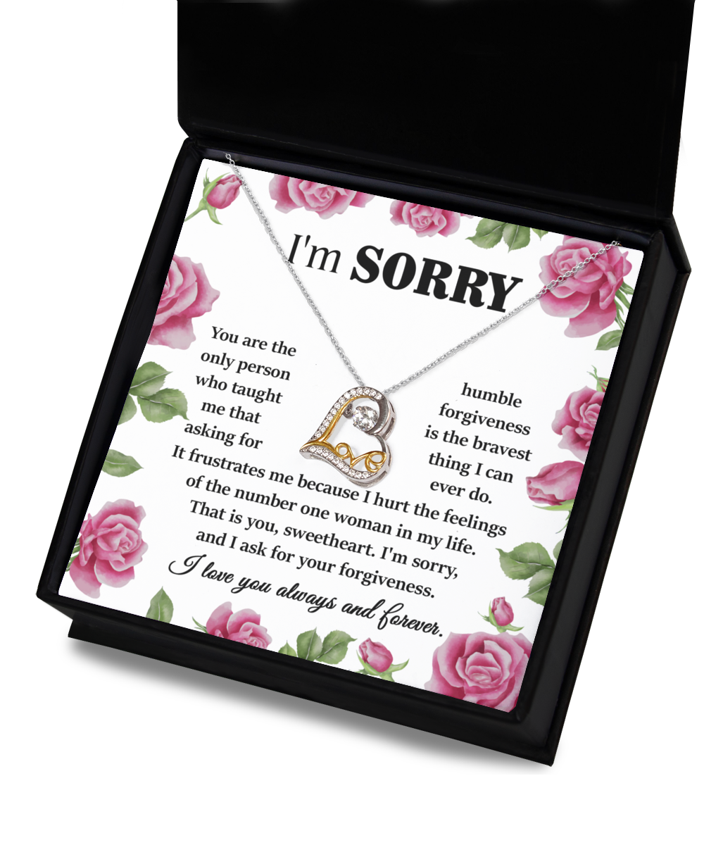 I'm Sorry | Your Forgiveness | Love Dancing Necklace