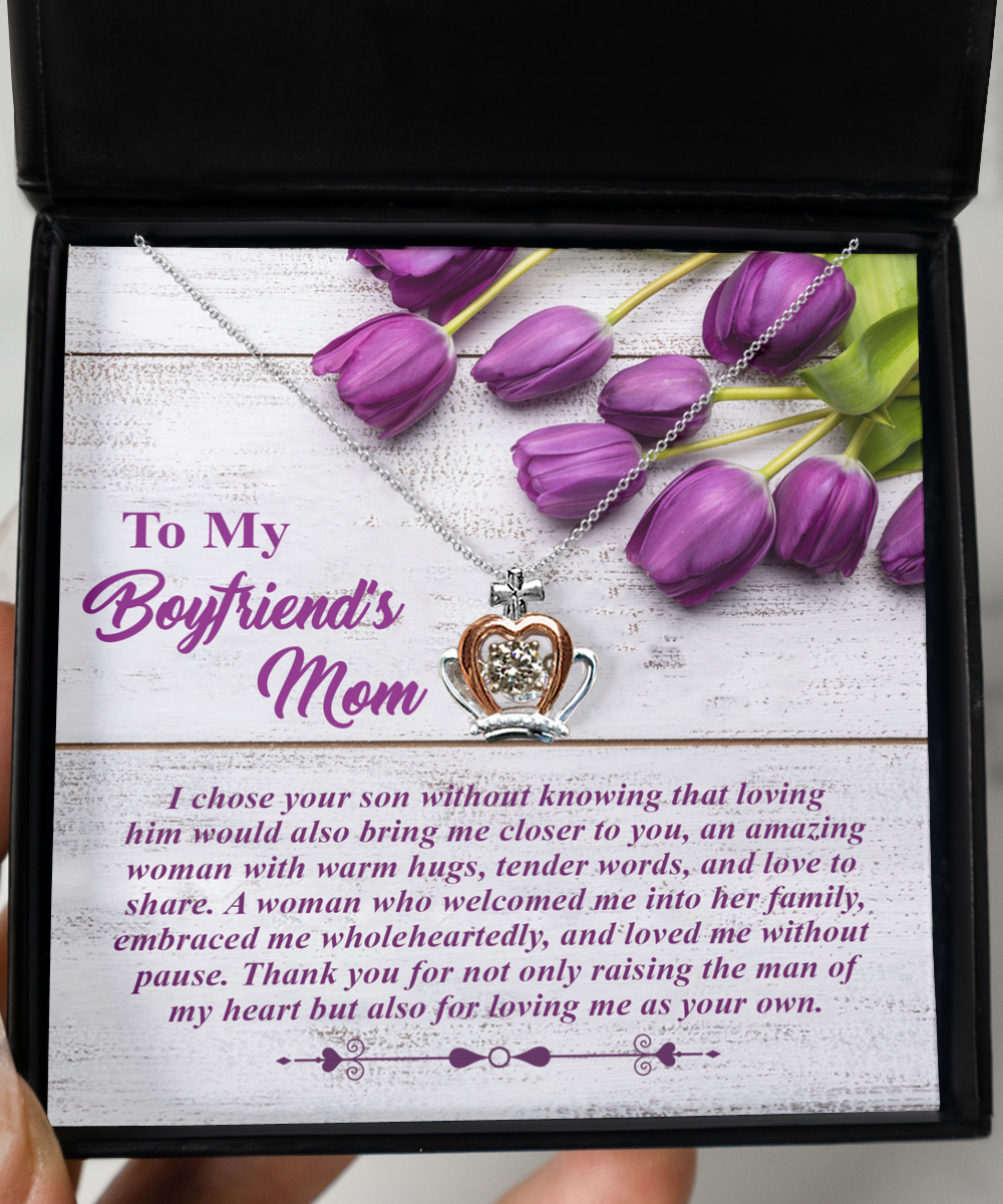 Boyfriend's Mom | As Your Own | Crown Pendant Necklace