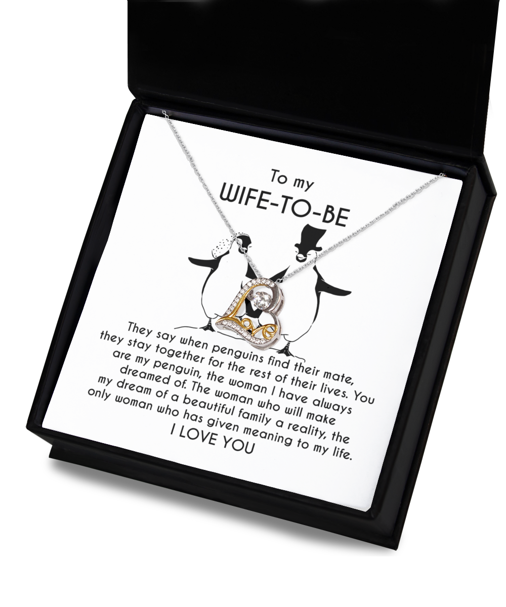 Wife-To-Be | My Penguin | Love Dancing Necklace