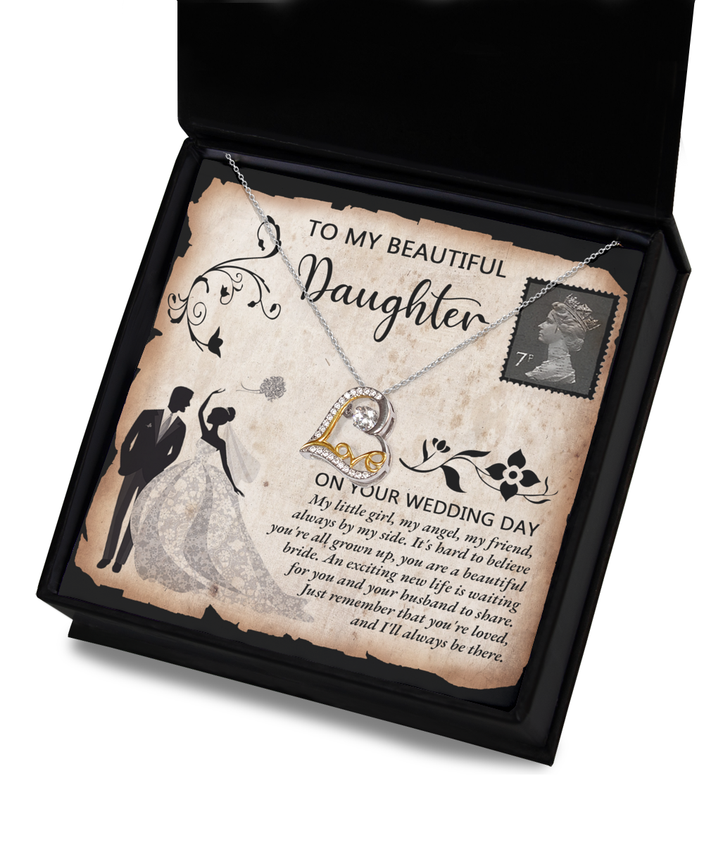 Daughter Wedding | Beautiful Bride | Love Dancing Necklace