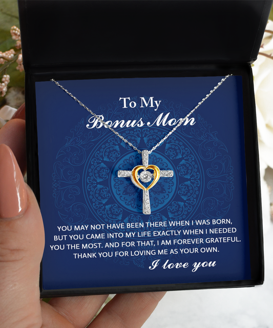 Bonus Mom | When I Needed You | Cross Dancing Necklace