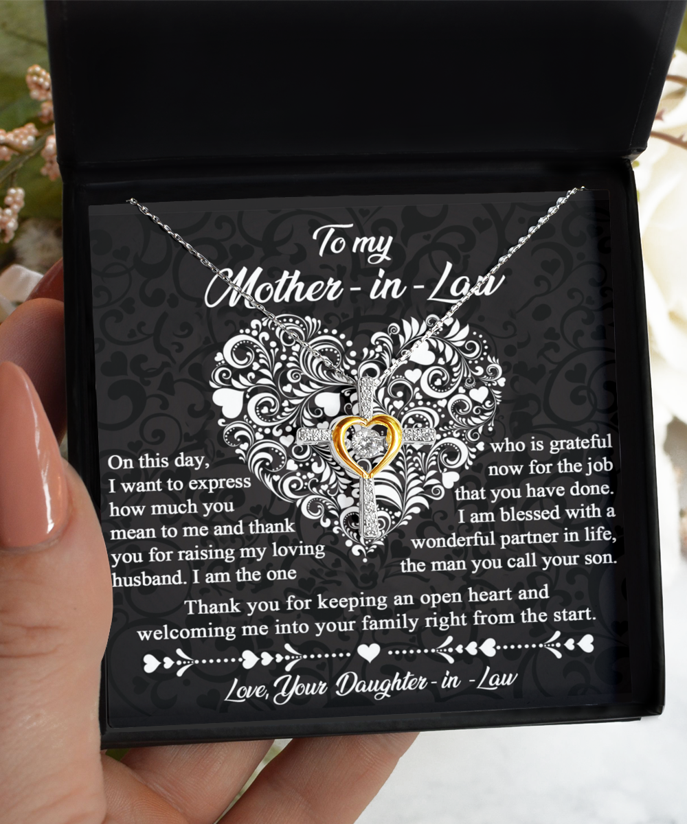 Mother-In-Law | An Open Heart | Cross Dancing Necklace