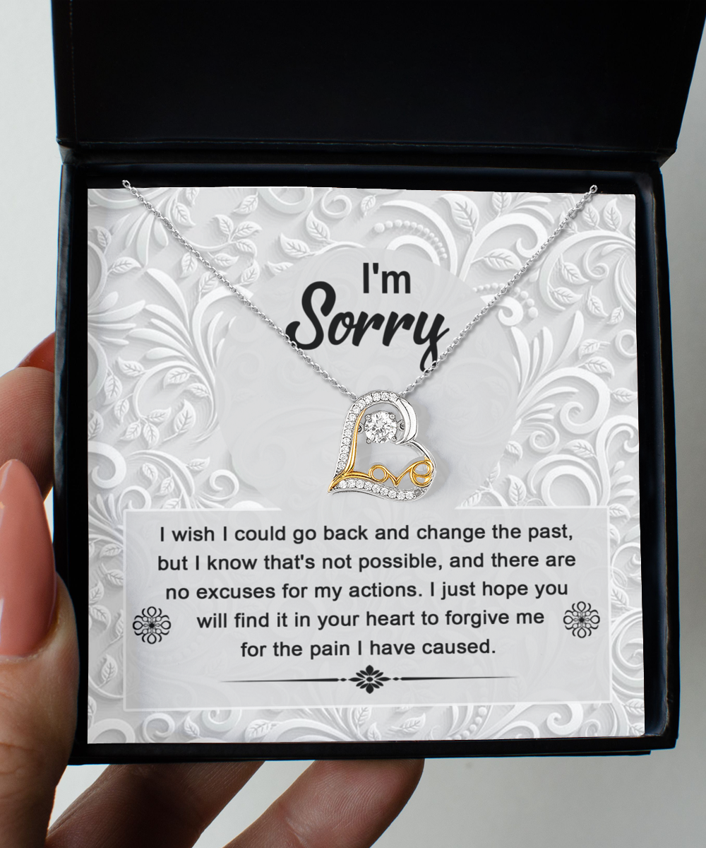 I'm Sorry | Change The Past | Love Dancing Necklace