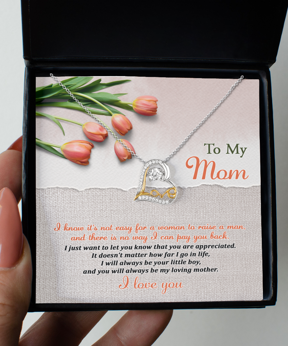 Mom | I Go In Life | Love Dancing Necklace