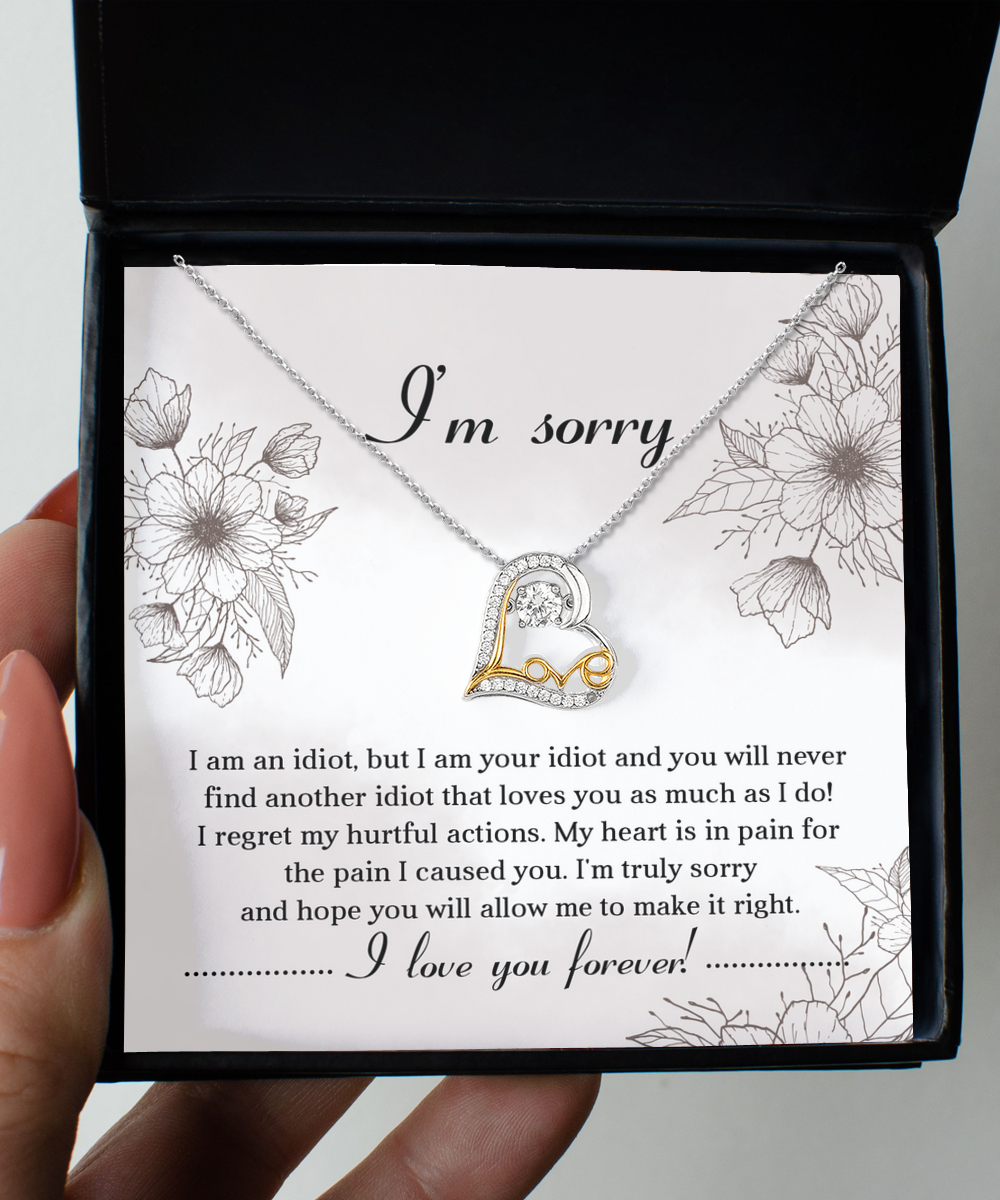 I'm Sorry | For The Pain | Love Dancing Necklace