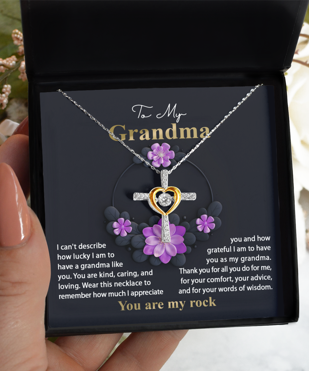 My Grandma | Words Of Wisdom | Cross Dancing Necklace