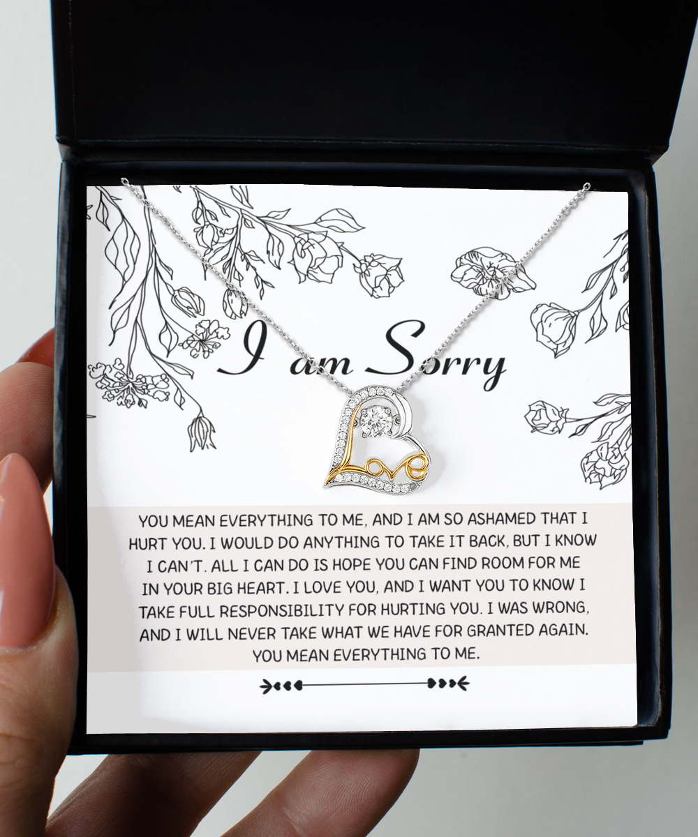 I Am Sorry | Your Big Heart | Love Dancing Necklace