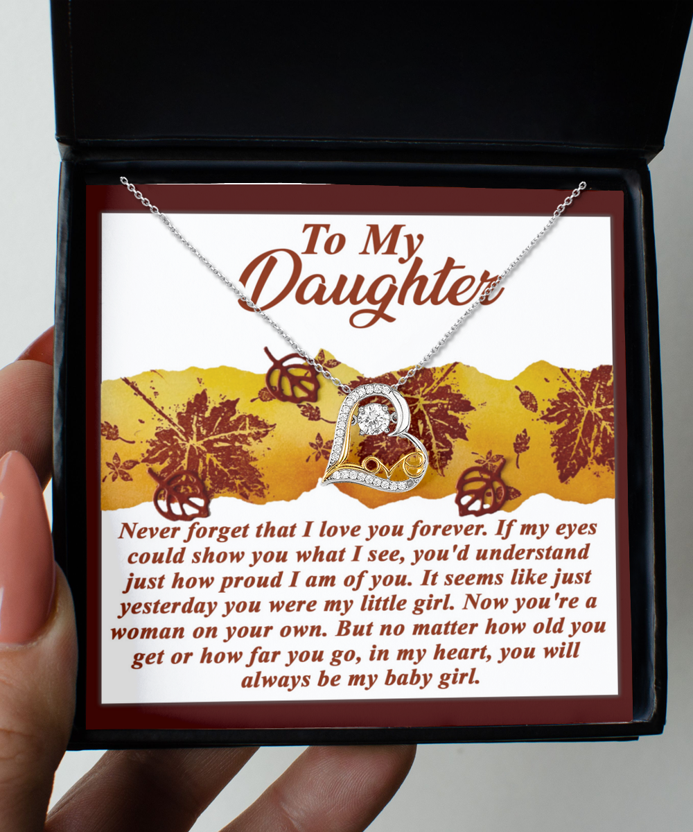 To My Daughter | A Woman On Your Own | Love Dancing Necklace