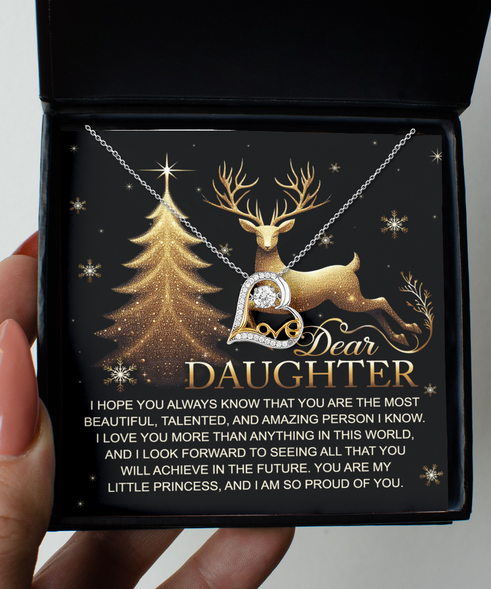 To My Daughter | In This World | Love Dancing Necklace