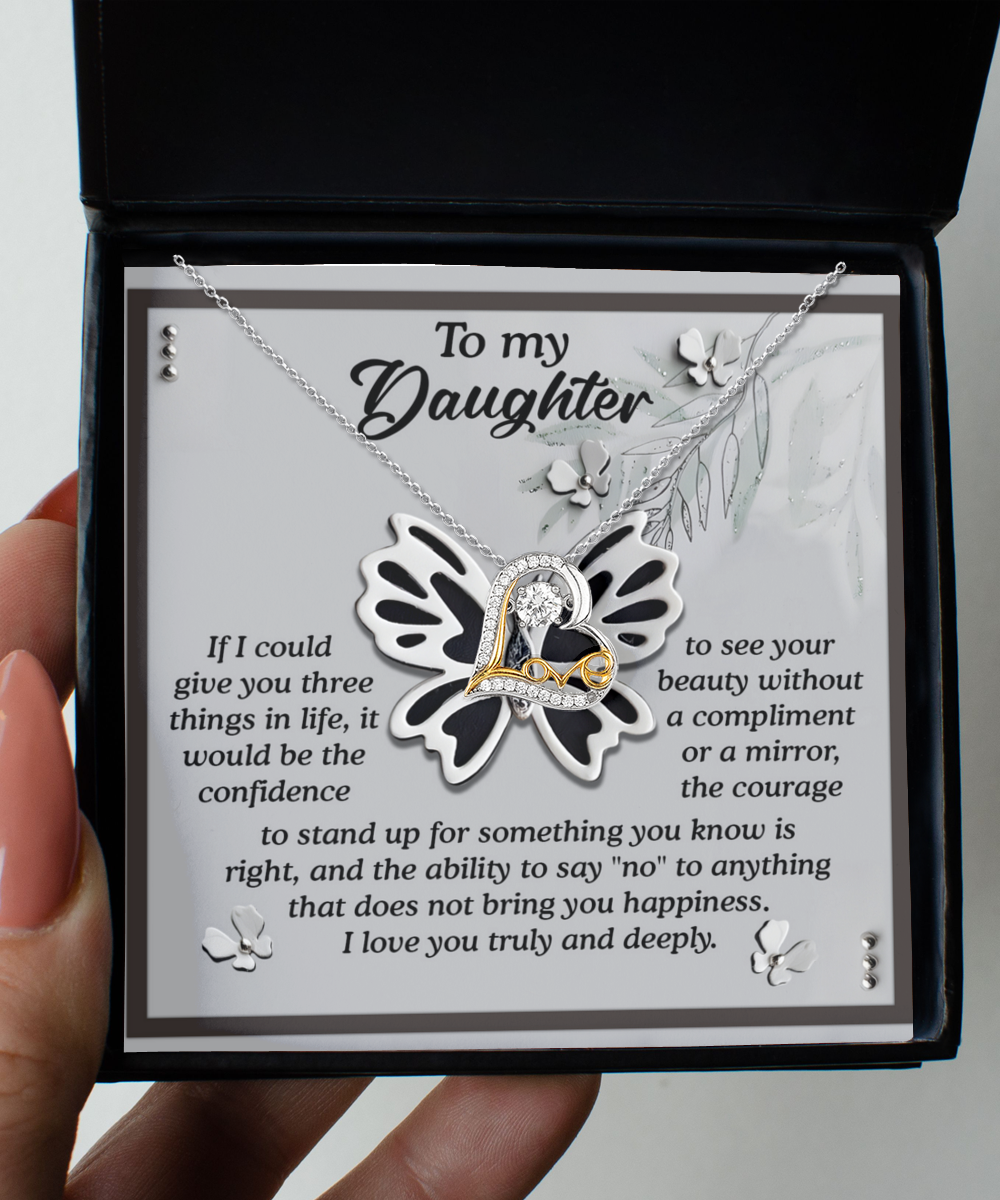 To My Daughter | To See Your Beauty | Love Dancing Necklace