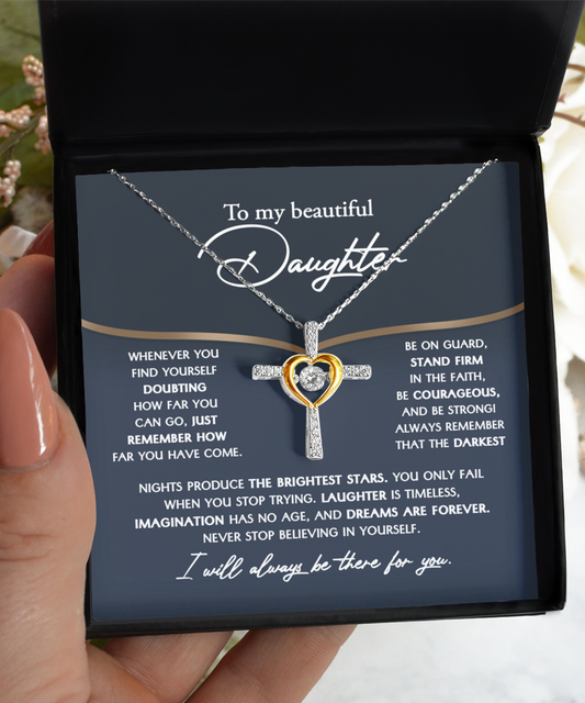 Daughter | Brightest Stars | Cross Dancing Necklace