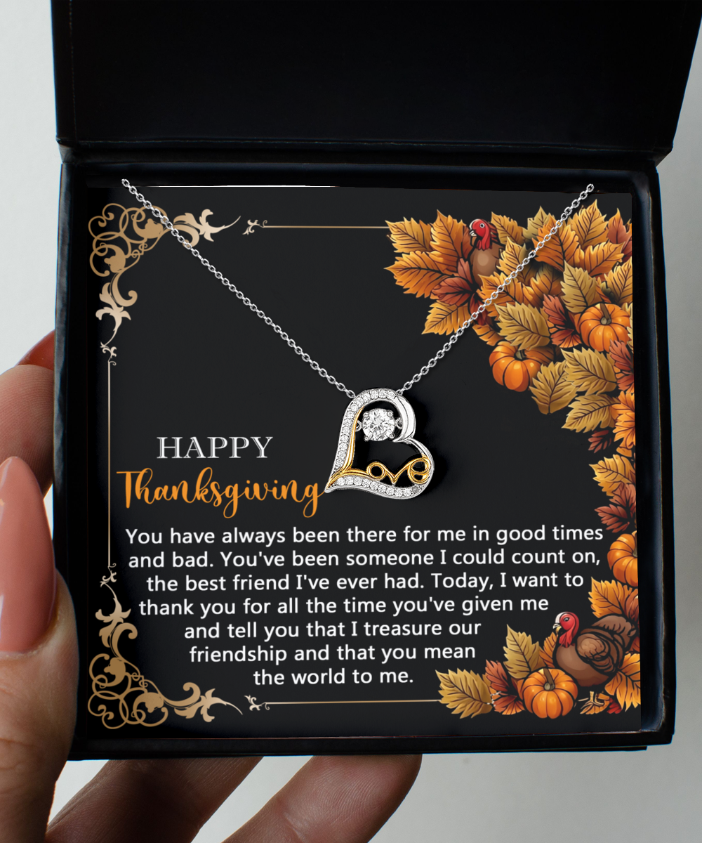 Happy Thanksgiving | I Could Count On | Love Dancing Necklace