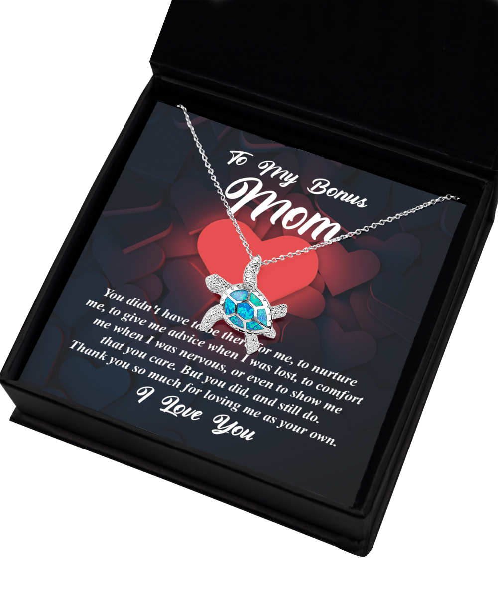 Bonus Mom | That You Care | Opal Turtle Pendant