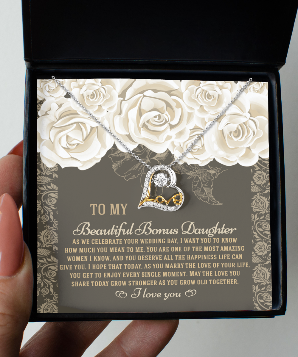 Bonus Daughter | As You Grow Old Together | Love Dancing Necklace