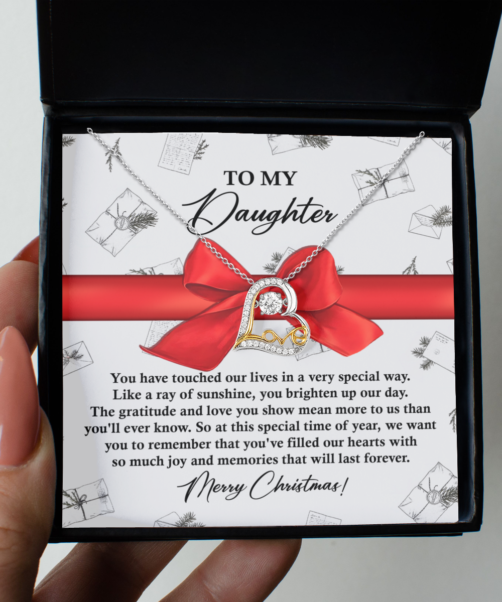 To My Daughter | Special Way | Love Dancing Necklace