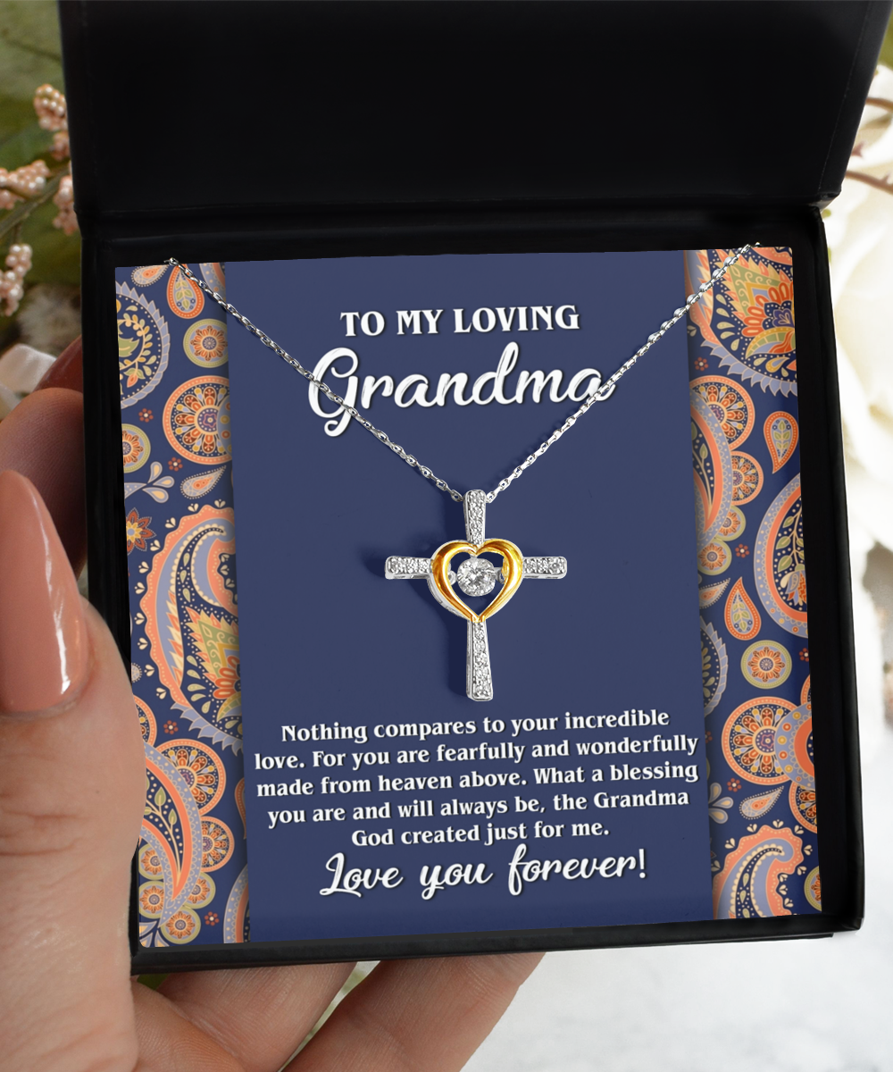 My Loving Grandma | Just For Me | Cross Dancing Necklace