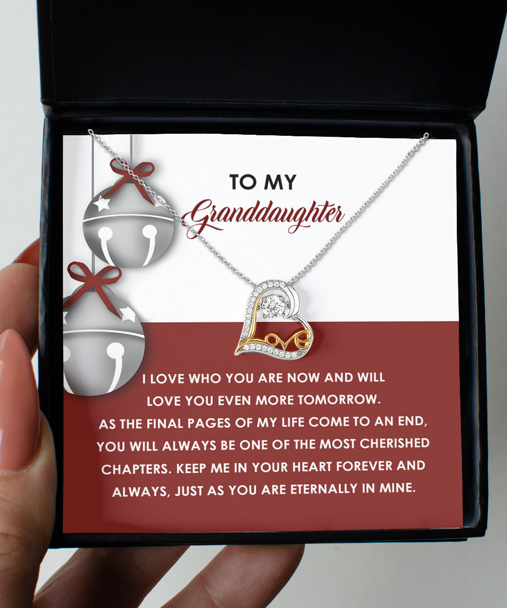 To My Granddaughter | To An End | Love Dancing Necklace