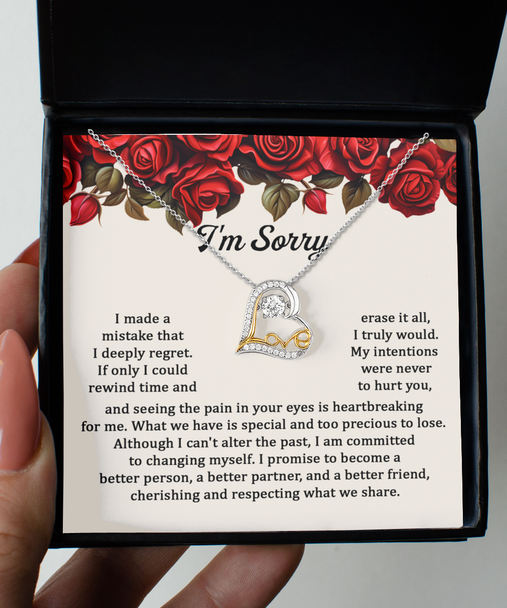 I'm Sorry | Too Precious To Lose | Love Dancing Necklace