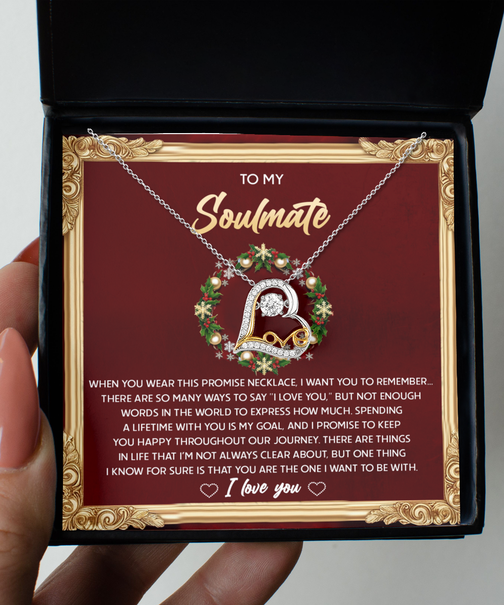 To My Soulmate | To Be With | Love Dancing Necklace