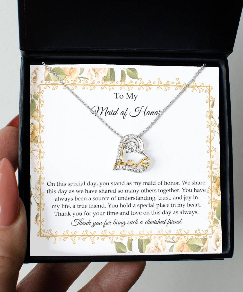 Maid of Honor | Share This Day | Love Dancing Necklace